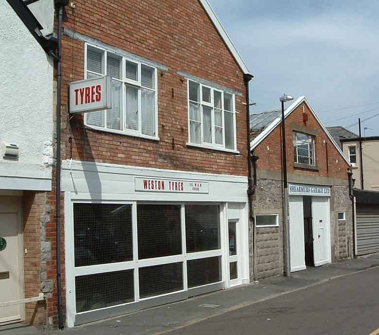 Exterior photo of Weston Tyres shop front in Weston super Mare